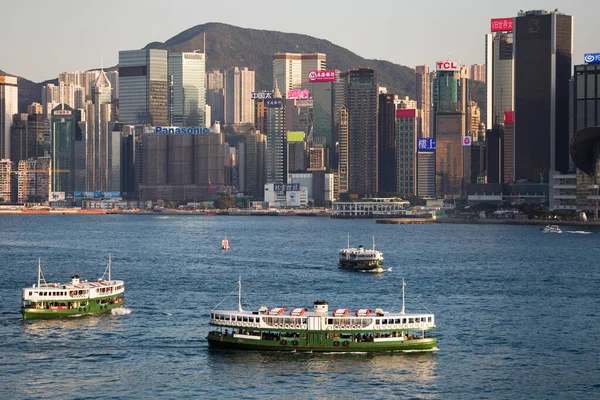 Tsim Sha Tsui limanında gün batımı görüntüsü, Hong Kong