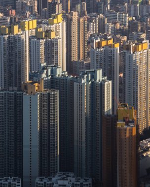 Beacon Hill, Hong Kong 'daki şehir manzarasının kayda değer bir görüntüsü.