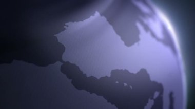 Küre animasyon. Bir damla su yüzeyinde düşen bilgi ve Haberler gibi toprak üzerinde yayılan bir dalga oluşturur. 150 çerçeveler son küre dönen mümkün animasyon döngüsü vardır. 