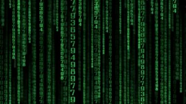 Veri akışı matris - dikey kaydırma numaraları. Loopable