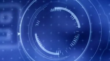 Yüksek teknoloji dijital geri sayım, veri, güvenlik sistemi, bilgisayar ağı, internet 4k.