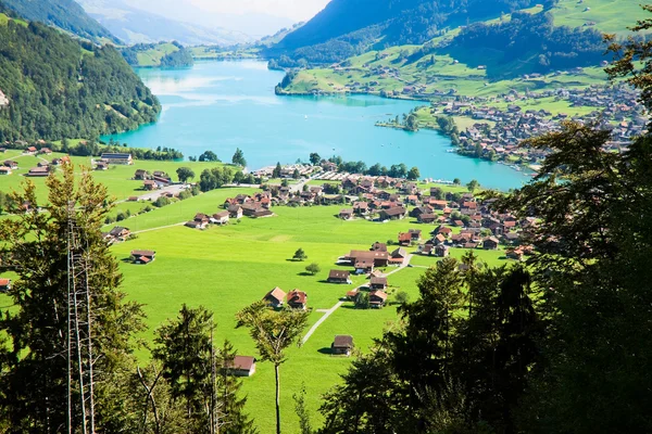 Village de Lungern en Suisse - Oberland, Suisse — Photo
