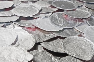 Thermosealed alüminyum kapak yoğurt için birbirleriyle üst üste