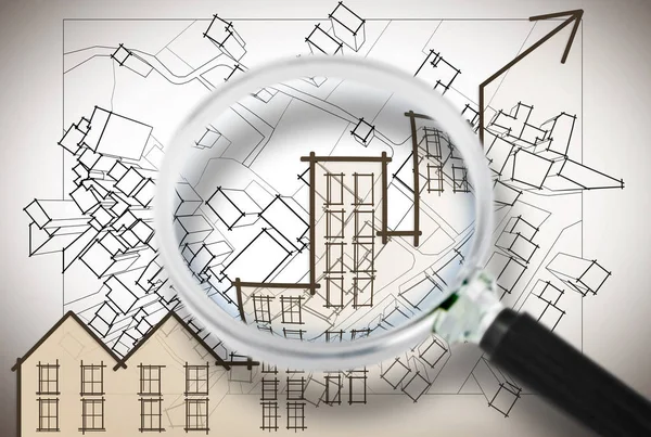 Emlak piyasasını incelemek - bir grafikle konsept imajı görmek