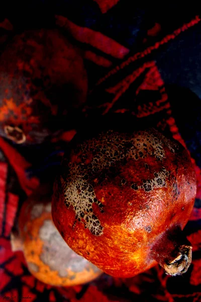 Pomepomegranate Carpet Background — Stock Photo, Image