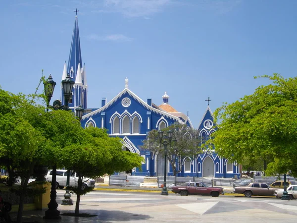 Esta Iglesia Encuentra Centro Histórico Maracaibo Venezuela Nombre Iglesia Santa — Foto de Stock