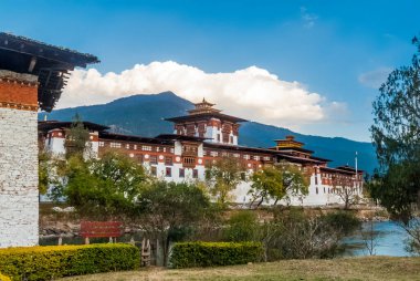 Punakha Dzong Manastırı, Asya 'nın en büyük manastırlarından biri, Punakha, Butan