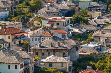 Tarihsel UNESCO Güney Arnavutluk 'un Cirocaster kentini korudu