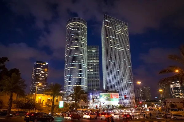 Tel Aviv Israel July 2019 Azrieli Shopping Business Center Three — Stock Photo, Image