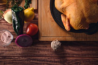 Tavuk lokantasında.