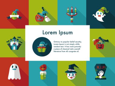 Mutlu Cadılar Bayramı partisi Icons set