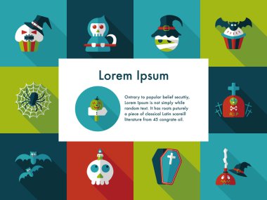 Mutlu Cadılar Bayramı partisi Icons set