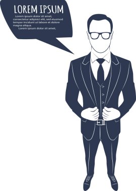 Ayakta işadamı vektör görüntü