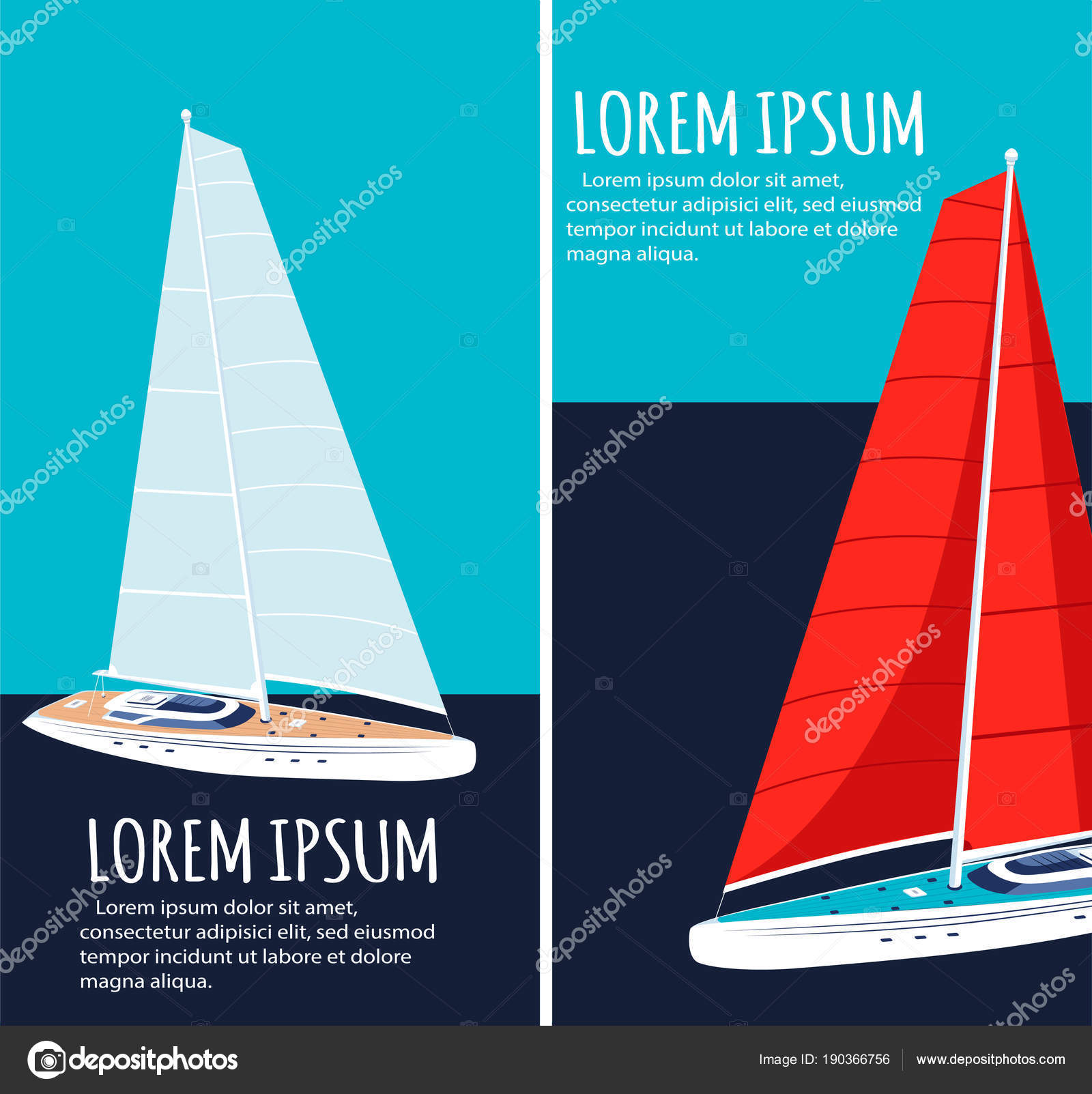 yacht club flyers design with sail boat stock vector dimaoris model yacht club flyer
