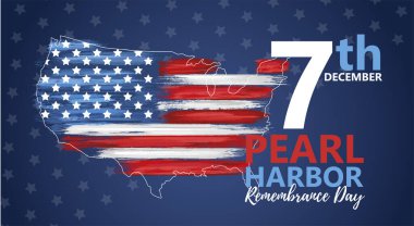Pearl Harbor, Hawaii remembrance day clipart