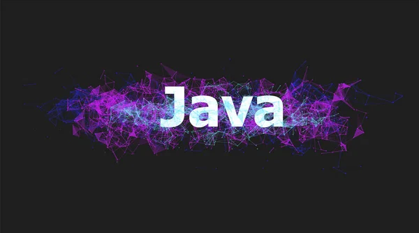 Teknologi Java untuk desain website - Stok Vektor
