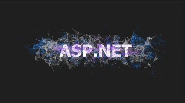 Asp.Net technologie pro design webových stránek — Stockový vektor