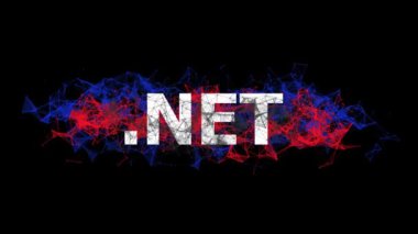 .Renkli pleksus tasarımlı web uygulamaları pankartı yapmak için ağ çerçevesi. Yazılım teknolojisi animasyonu. Online kodlama kursları. Web sitesi geliştirme, ön uç mühendislik tasarımı.