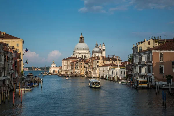 Vue Panoramique Grand Canal Cathédrale Santa Maria Della Salute Venise — Photo