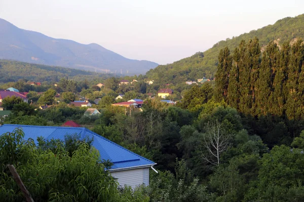 Village Montagne Dans Krasnodar Ktai — Photo