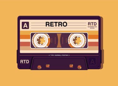 Teybin ses kasedi retro görüntüsü