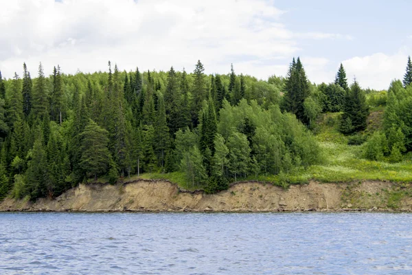 Nature Russia River Sylva Ural — Stock Photo, Image
