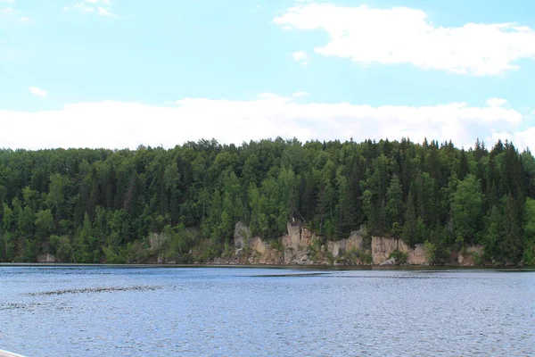 Nature Russia River Sylva Ural — Stock Photo, Image