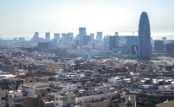 Down town of Barcelona and nearby residential district