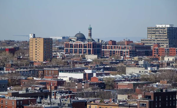 Surroundings Plateau District 18Th Floor Roof Fontaine Parc — Stock Photo, Image