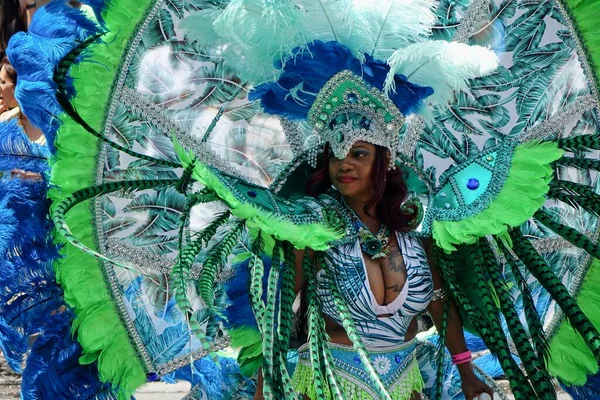Montreal Kanada Července 2019 Carifiesta Montreal 2019 Karibský Průvod Karneval — Stock fotografie