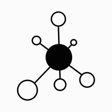 Yeni bağlantı vektör simgesi.