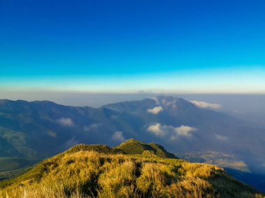 Yangmingshannational Park 'ın zirvesinden, Seven 7 yıldızlı tepe, ulusal park, Taipei Tayvan Asya' da seyahat