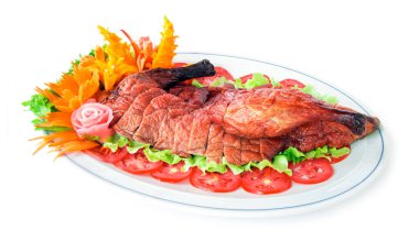 Çin usulü, Çin usulü oyulmuş sebzelerle süslenmiş, Çin ve Tayland 'ın en popüler 10 yemeği.