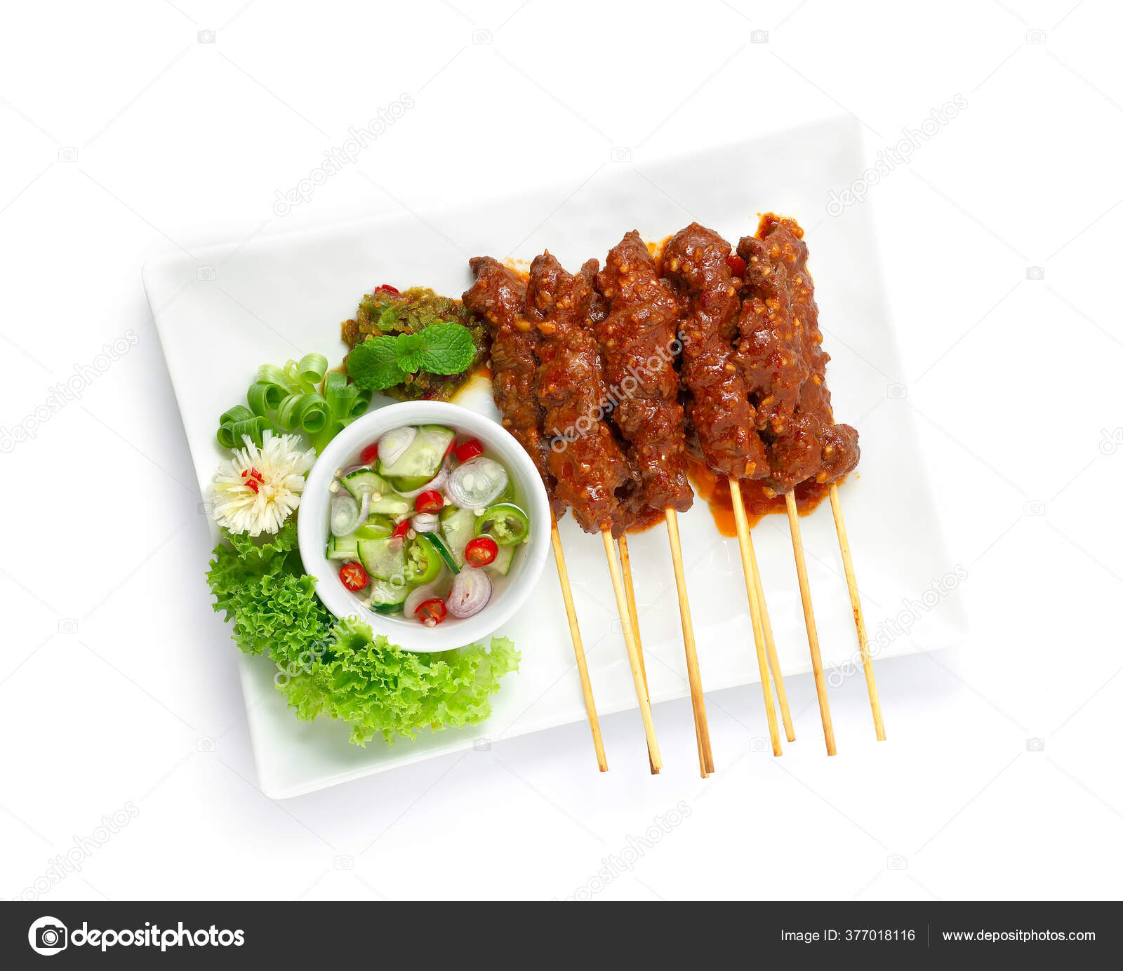 Gambar Hitam Putih Sate Ayam