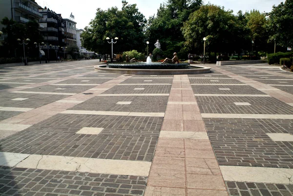 Vista Plaza Abano Terme — Foto de Stock