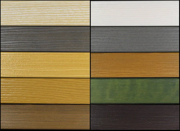Muster Von Farb Und Holzessenzen — Stockfoto