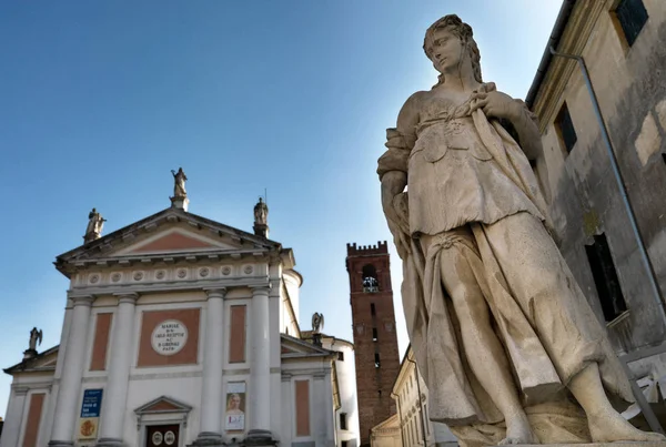 Antica Scultura Pietra Italia — Foto Stock