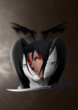 Anime dünyasında ünlü bir karakter çiziyor. Sasuke Orochimaru