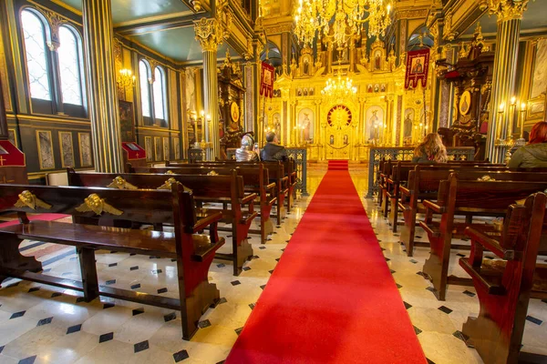 Sveti Stephen Church Iron Church Turks Demir Kilise Interieur Brede — Stockfoto