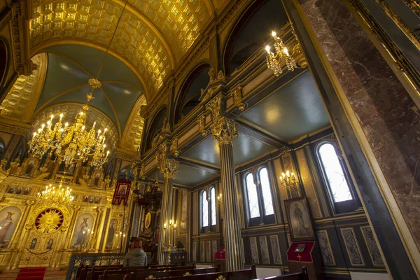 Iglesia Sveti Stephen Iglesia Hierro Turco Demir Kilise Vista Interior — Foto de Stock