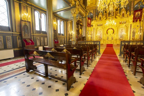 Iglesia Sveti Stephen Iglesia Hierro Turco Demir Kilise Vista Interior — Foto de Stock