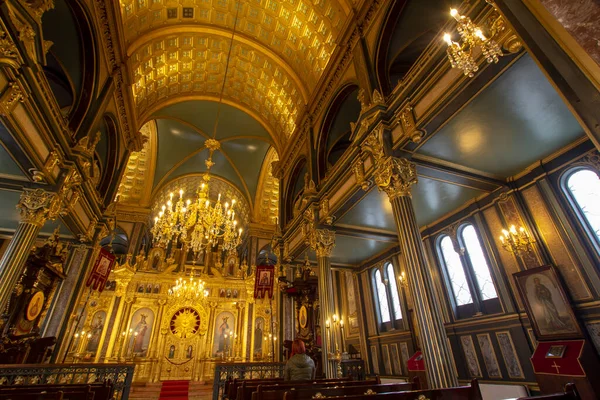 Sveti Stephen Church Iron Church Turks Demir Kilise Interieur Brede — Stockfoto