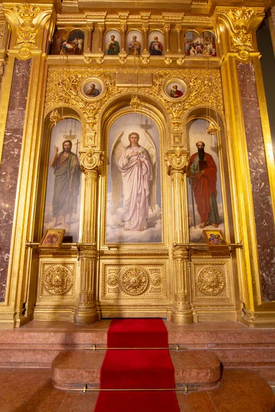 Iglesia Sveti Stephen Iglesia Hierro Turco Demir Kilise Vista Interior — Foto de Stock