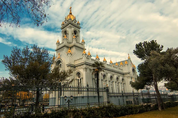 Болгарская Церковь Святого Стефана Золотом Роге Балат Стамбул Турция 120 — стоковое фото
