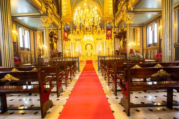 Iglesia Sveti Stephen Iglesia Hierro Turco Demir Kilise Vista Interior — Foto de Stock