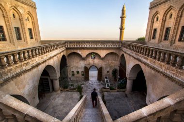 Zinciriye Madrasa manzarası Mardin Şehri, Türkiye