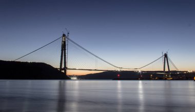 Yavuz Sultan Selim Köprüsü İstanbul 'dan orta görüş