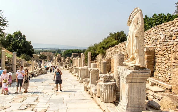 Izmir Turkey Juli 2015 Efeze Een Oude Griekse Stad Aan — Stockfoto