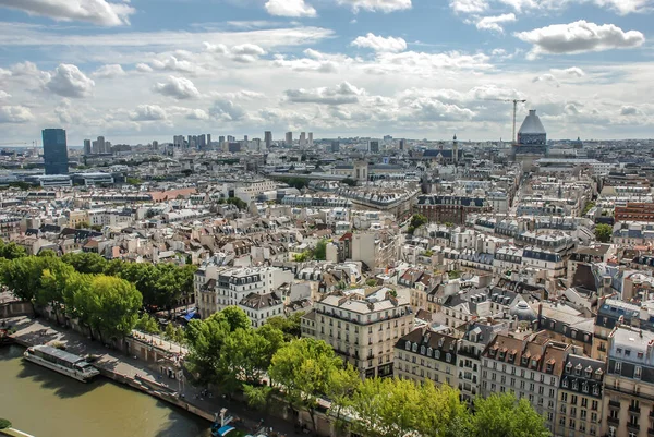 Париж Франция Августа 2014 Года Вид Кафедрального Собора Нотр Дам — стоковое фото