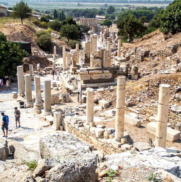Izmir Turkey Липня 2015 Ефес Стародавнє Грецьке Місто Узбережжі Іонії — стокове фото